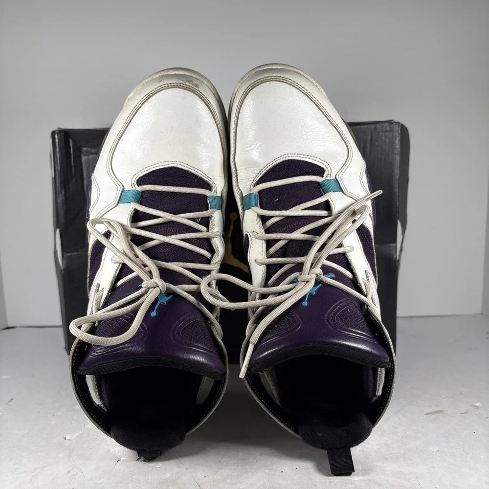 Size‎ 8 Nike Air Jordan Flight Club 91 White Blue Lagoon 555475-105